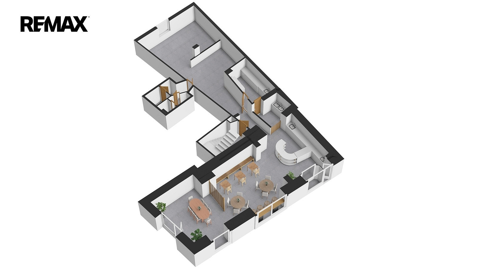 Pronájem kanceláře 210 m² - Widok 4