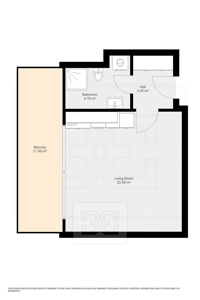 Pronájem bytu 1+kk 31 m² – fotografie 5