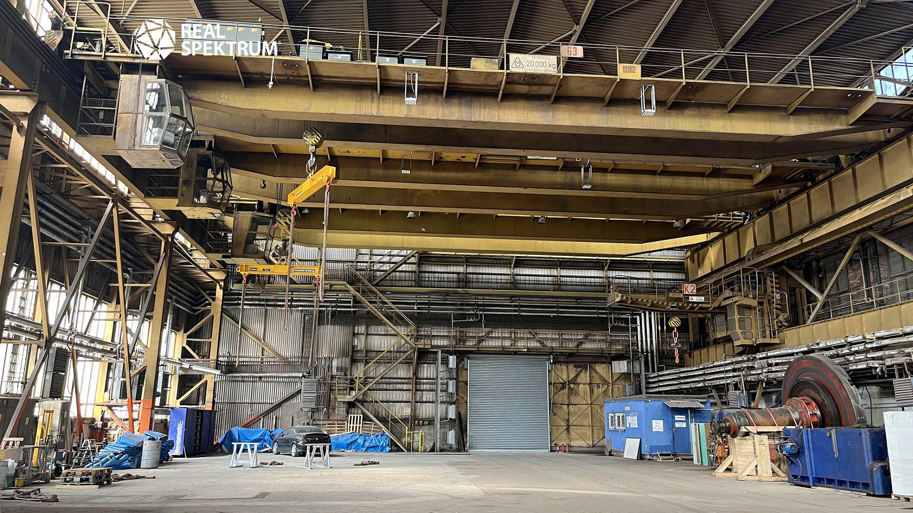 Pronájem skladových a výrobních hal až cca 17 700 m² - Ostrava - Vítkovice – pohled 3