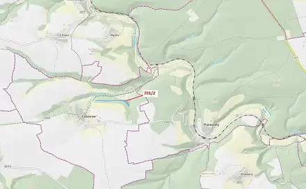 Dražba lesa 10 260 m², Lašovice
