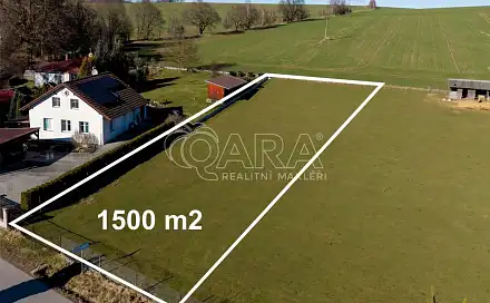 Prodej stavebního pozemku 1 500 m², Divišov - Radonice, okres Benešov