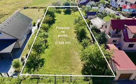 Prodej stavebního pozemku 1 025 m², Sedlec-Prčice, okres Příbram
