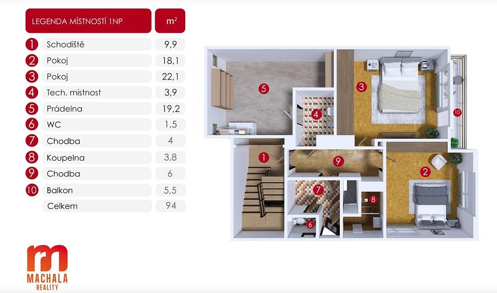 Prodej domu 366 m² s pozemkem 613 m², Luhačovice – náhled fotky 36