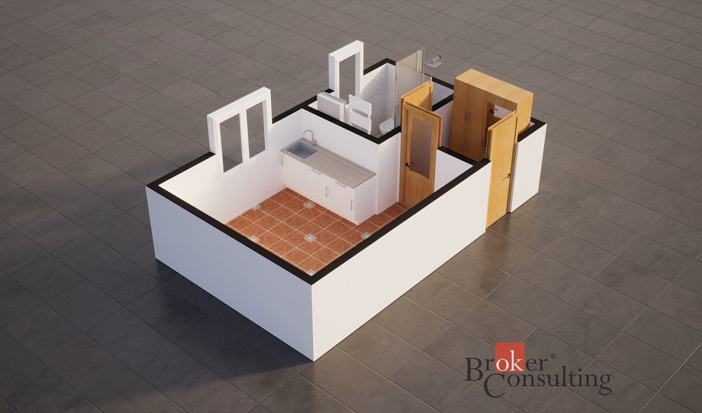Pronájem bytu 1+kk 18 m², Liberec – náhled fotky 7