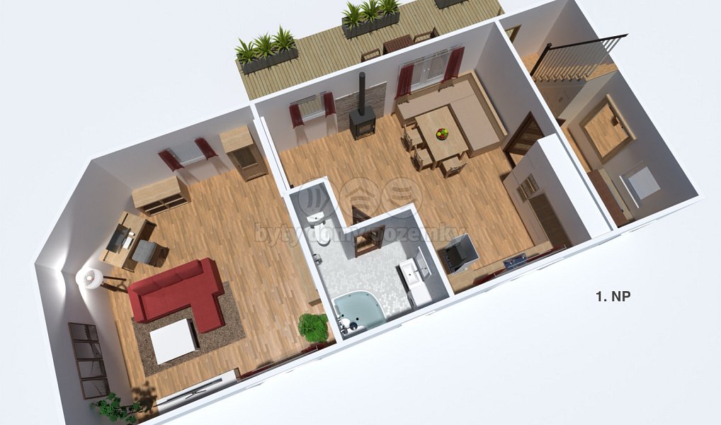 Prodej chaty/chalupy 100 m² s pozemkem 739 m², Kaliště – náhled fotky 11