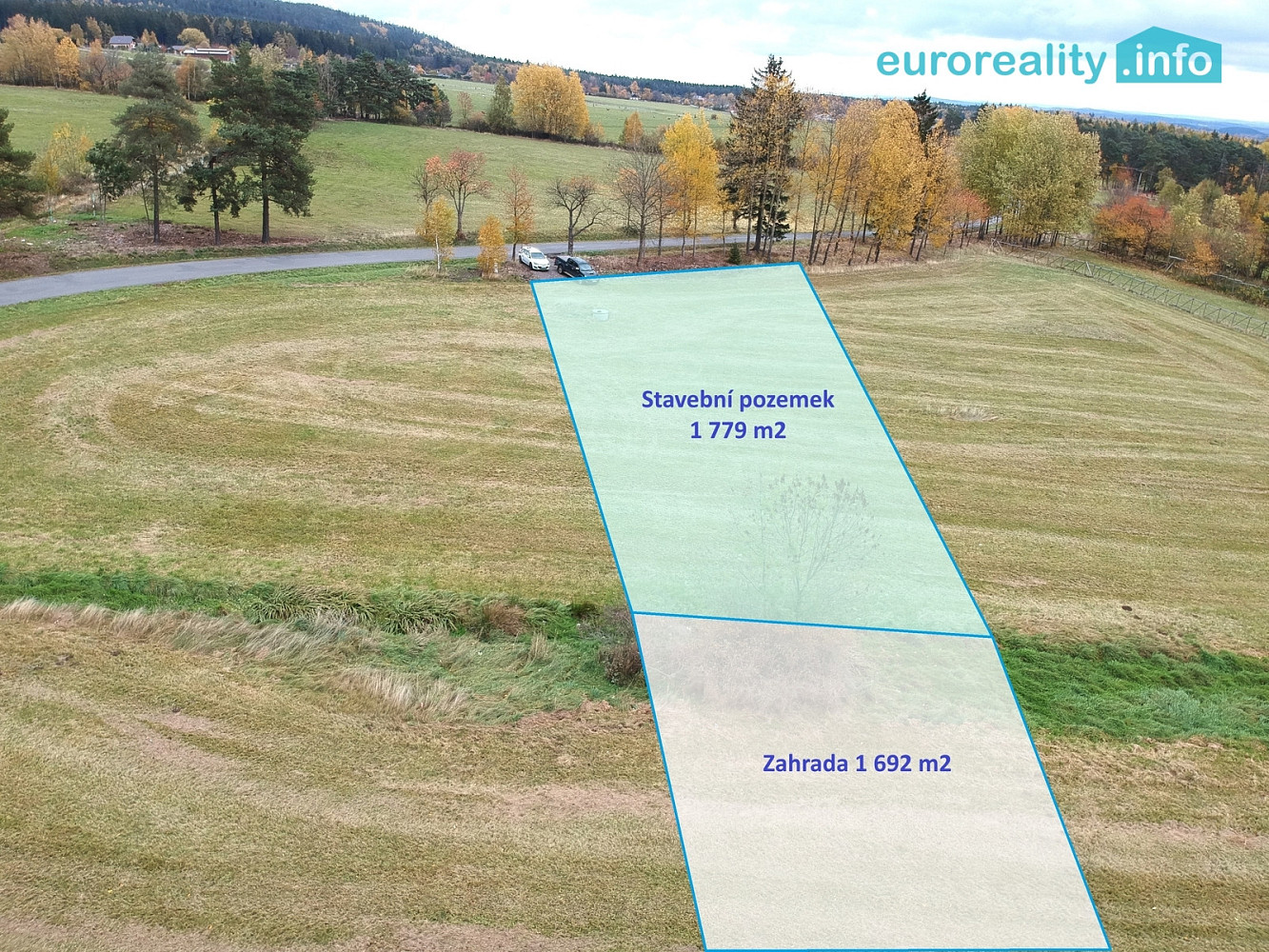 Prodej stavebního pozemku 3 471 m²