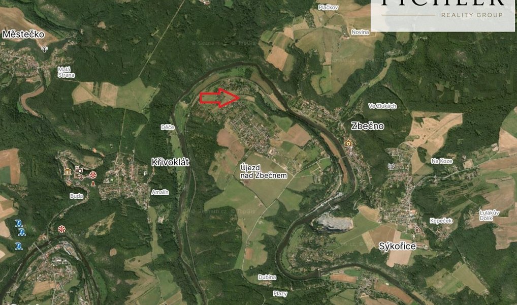 Prodej zahrady 1 043 m², Zbečno – náhled fotky 6
