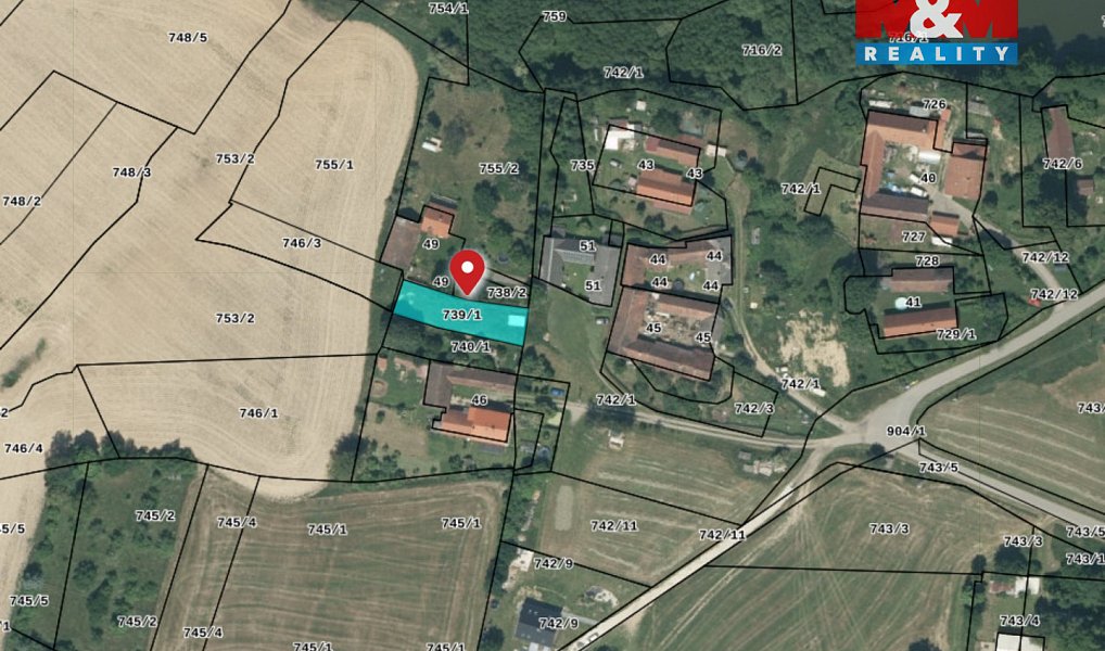 Prodej stavebního pozemku 488 m², Mladá Vožice – náhled fotky 6