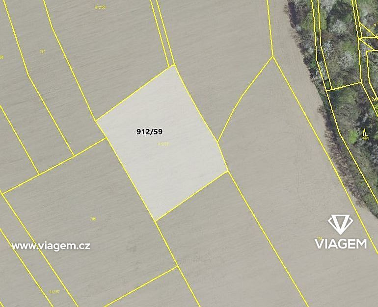 Prodej pole 1 771 m²