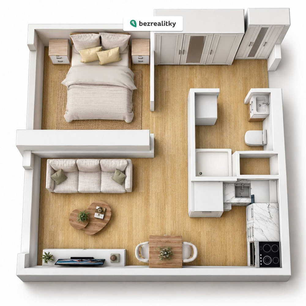 Prodej bytu 2+kk 33 m² – fotografie 3