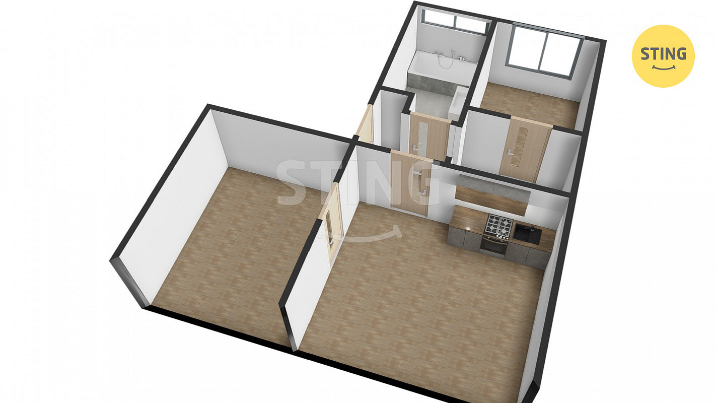 Prodej bytu 3+kk 57 m² – fotografie 3