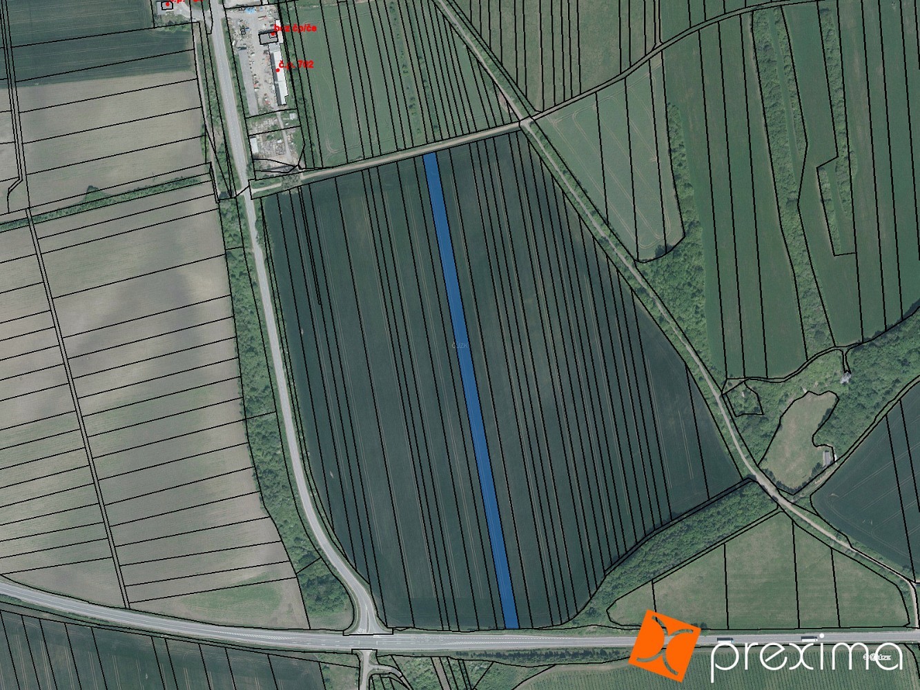 Prodej pole 9 375 m²