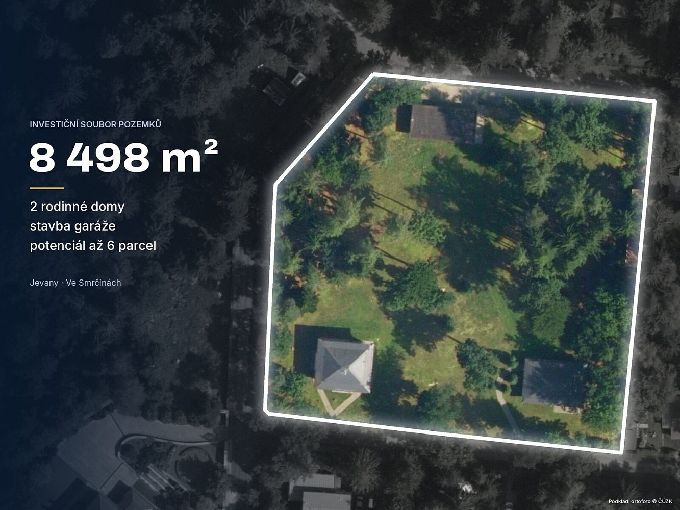 Prodej stavebního pozemku 8 498 m²