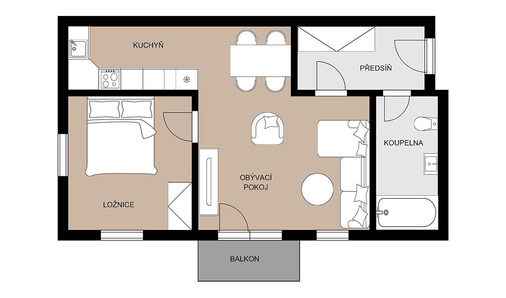 Prodej bytu 2+kk 54 m², Kladno – náhled fotky 23