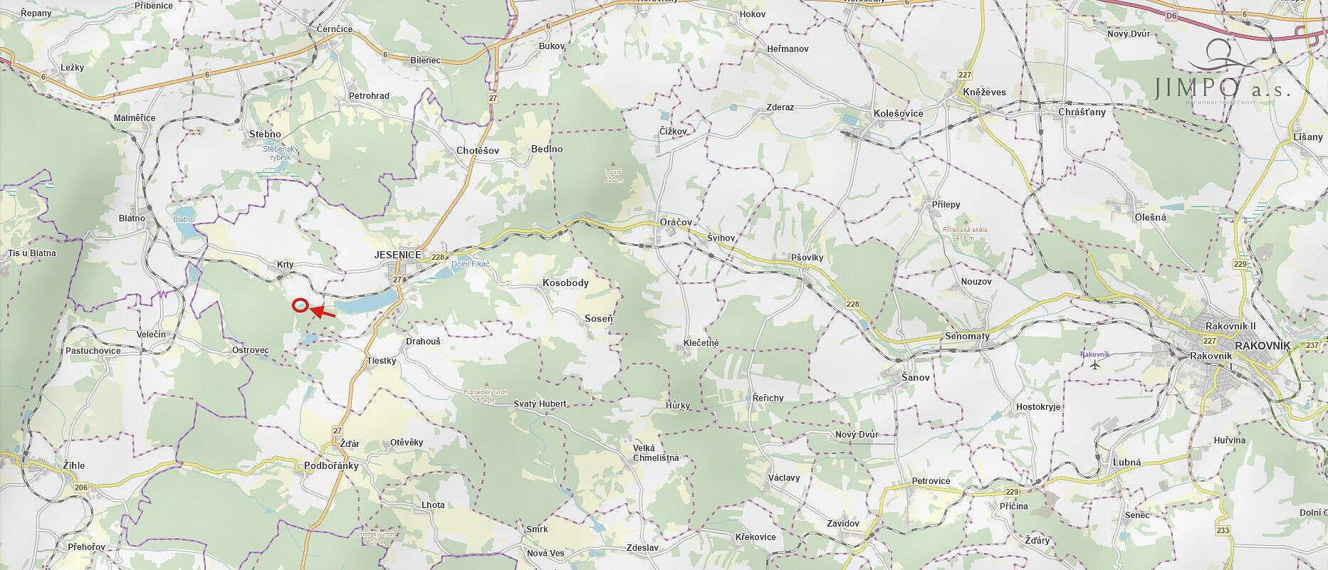 Prodej pole 1 366 m² – pohled 5