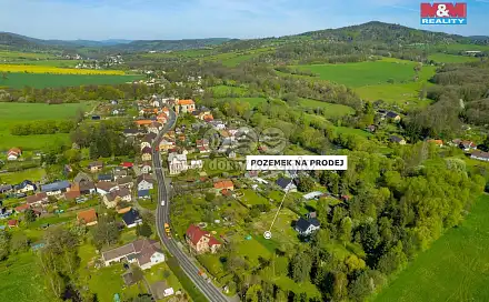 Prodej stavebního pozemku 877 m², Stružnice, okres Česká Lípa