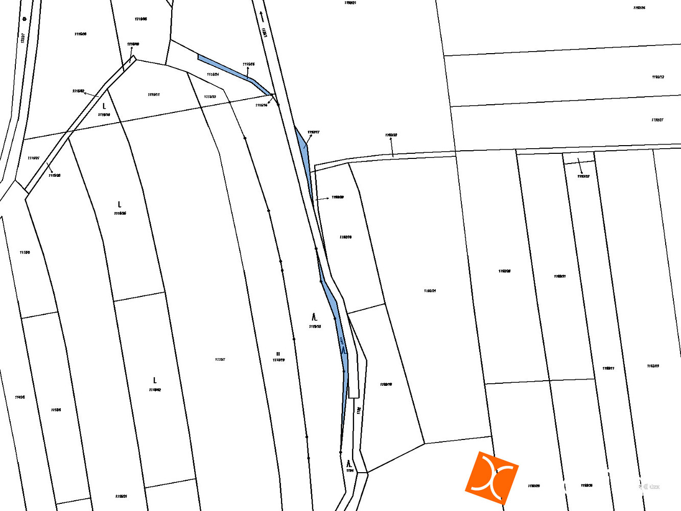 Prodej pozemku 68 m² – pohled 2