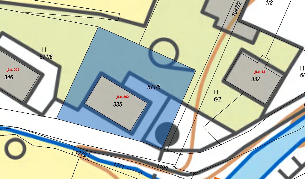 Prodej stavebního pozemku 126 m², Praskolesy – náhled fotky 3