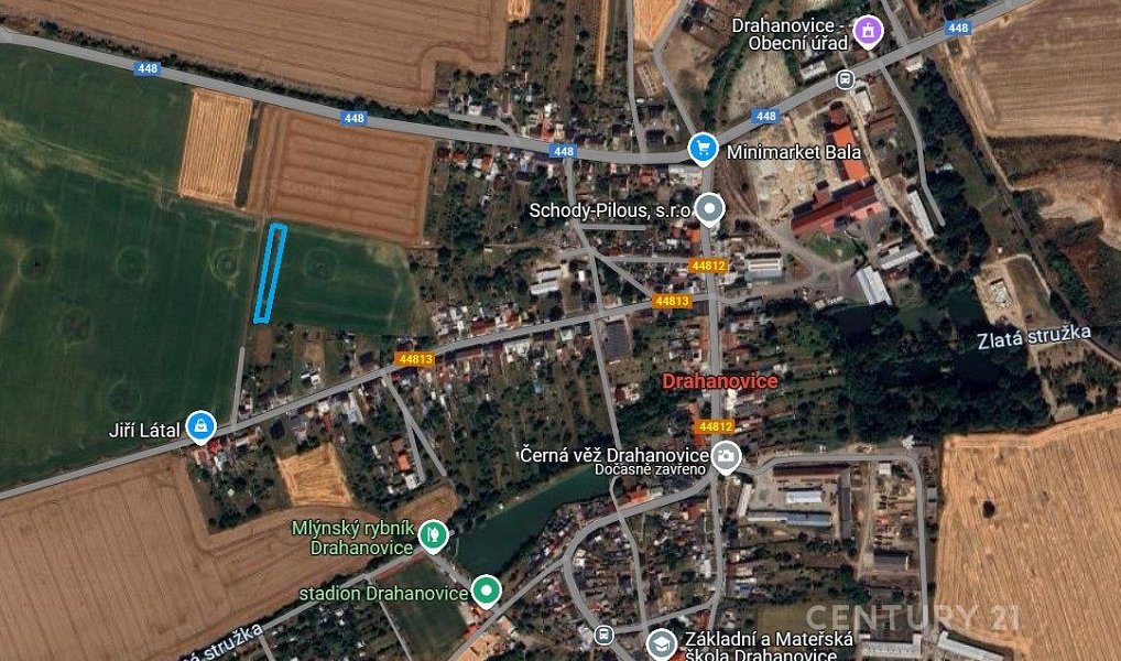 Prodej stavebního pozemku 1 367 m², Drahanovice – náhled fotky 3