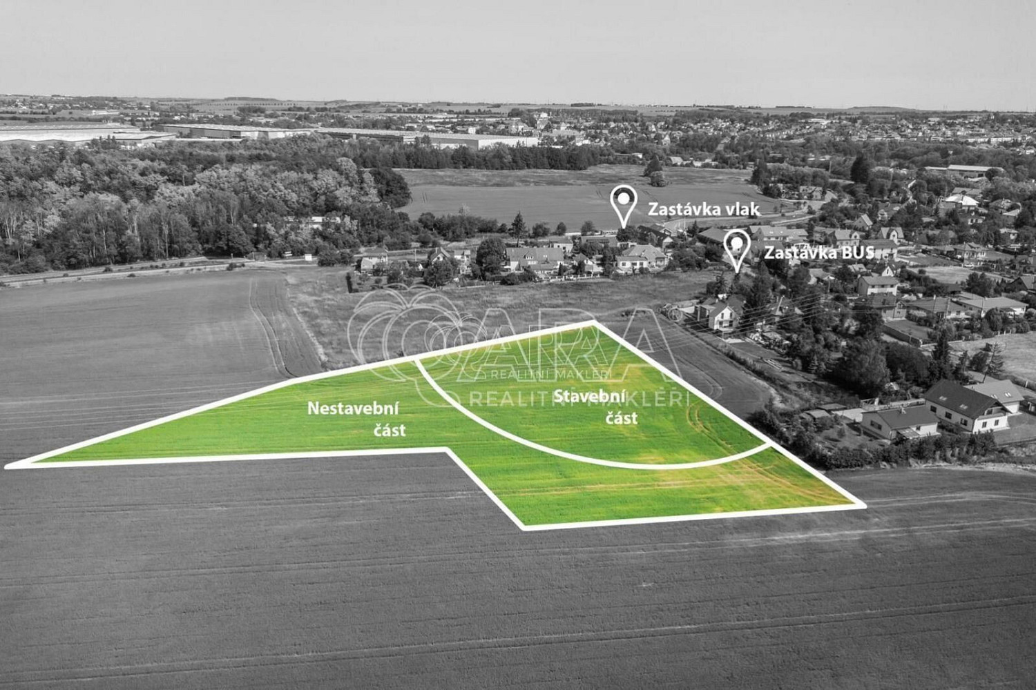 Prodej stavebního pozemku 12 636 m² – fotografie 3