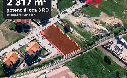 Prodej stavebního pozemku 2 317 m², Holubice, okres Vyškov