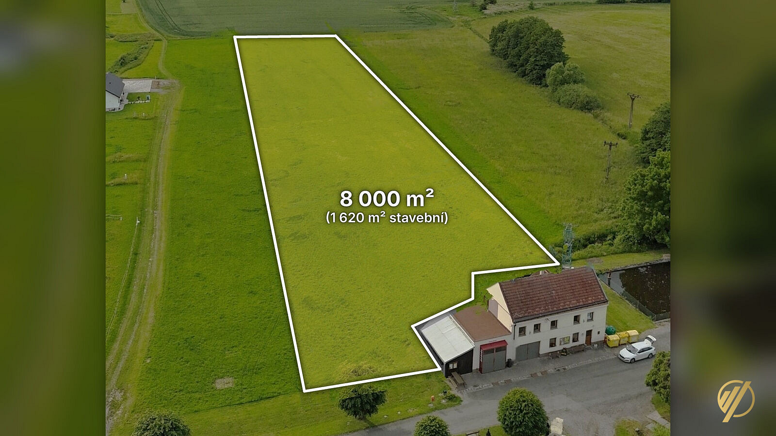 Prodej stavebního pozemku 8 000 m²