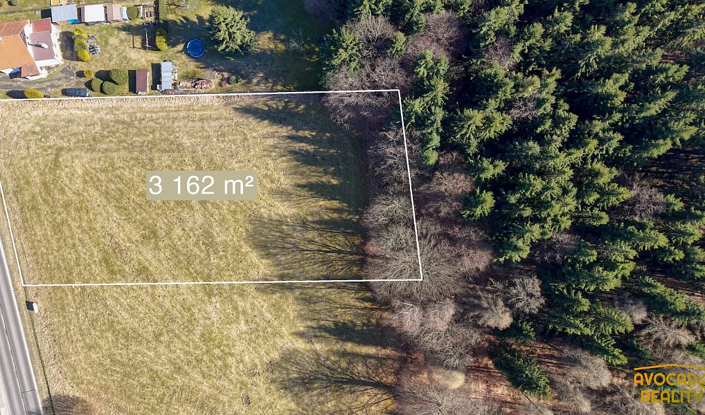 Prodej stavebního pozemku 3 162 m², Rybniště – náhled fotky 7