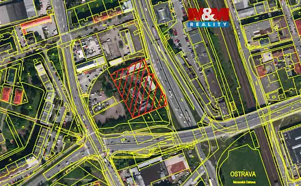 Prodej komerčního pozemku 5 650 m², Cihelní, Ostrava - Moravská Ostrava