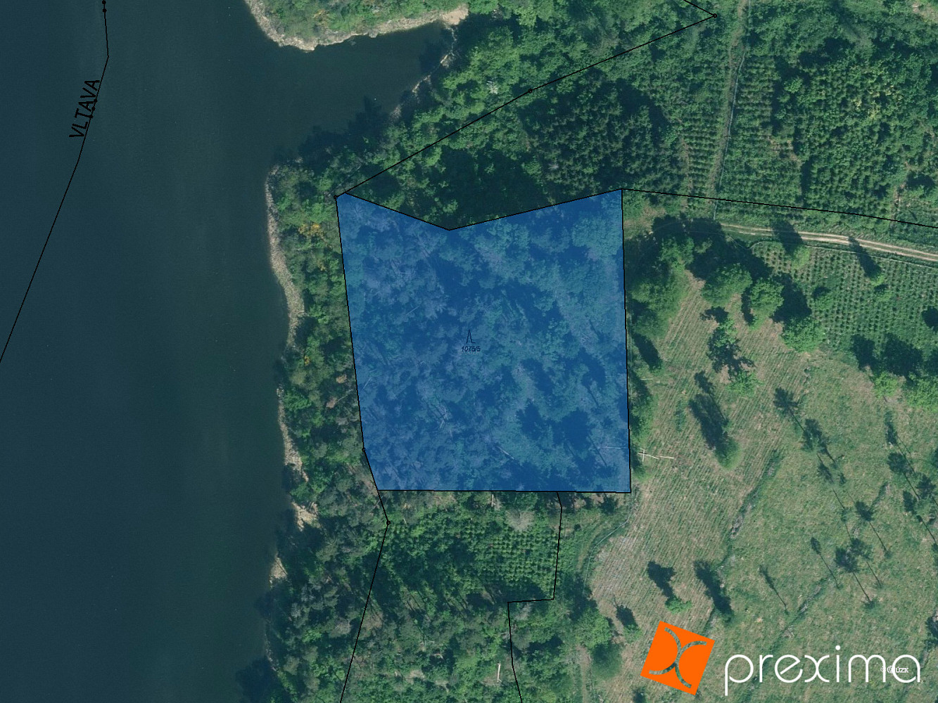 Prodej lesa 2 350 m²