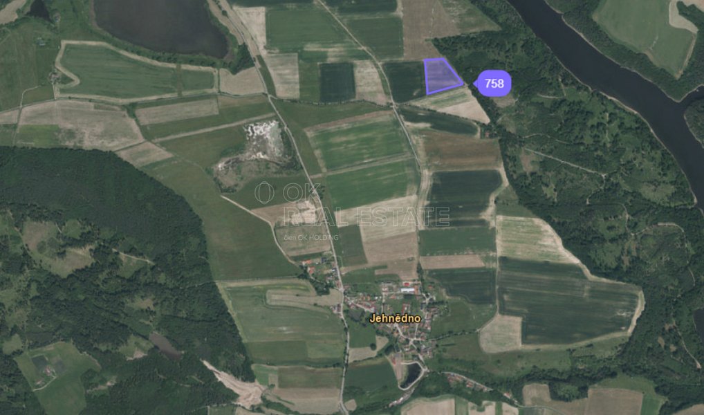 Prodej pole 26 614 m², Albrechtice nad Vltavou – náhled fotky 5