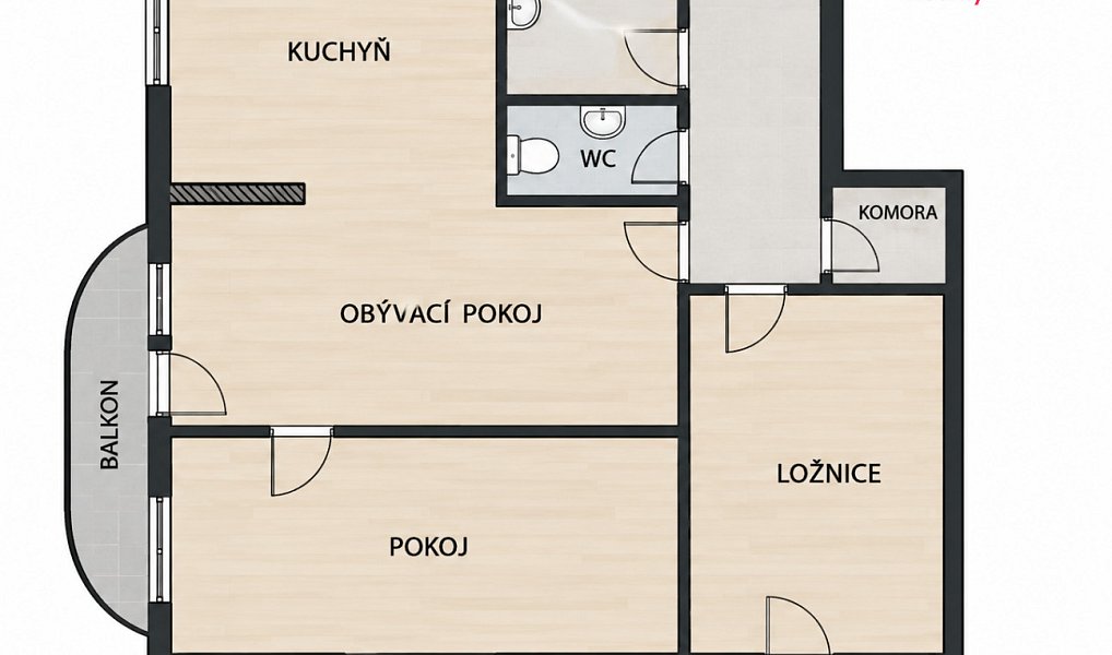 Prodej bytu 3+kk 88 m², Choceň – náhled fotky 12