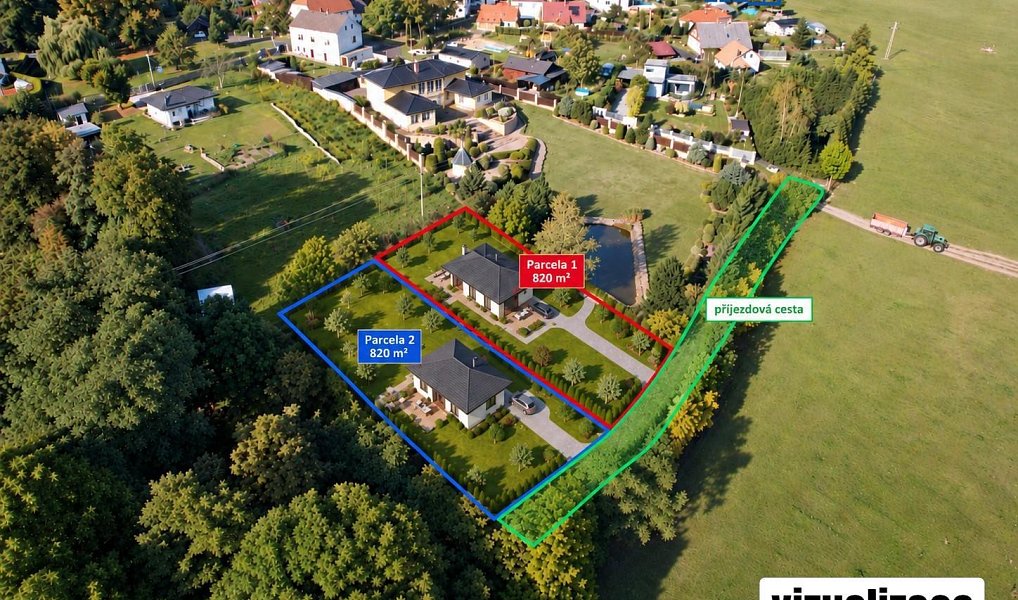 Prodej stavebního pozemku 820 m², Háj u Duchcova – náhled fotky 2