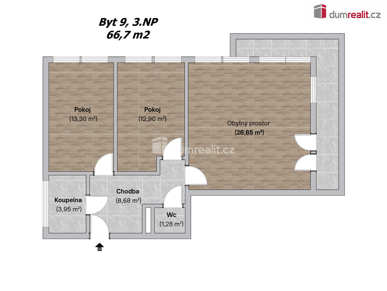 Prodej bytu 3+kk 66 m² — photo 5