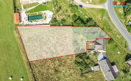 Prodej stavebního pozemku 1 594 m², Lestkov - Domaslav, okres Tachov