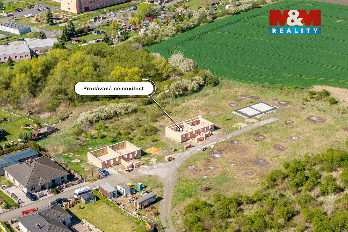 Prodej stavebního pozemku 831 m² – fotografie 3