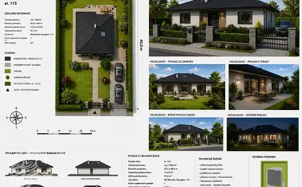 Prodej domu 91 m² s pozemkem 1 000 m², Kozomín, okres Mělník