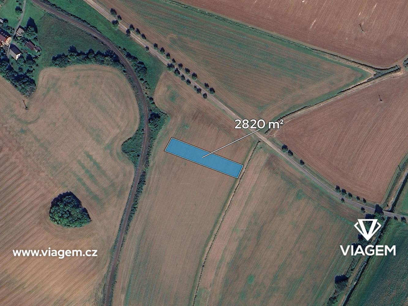 Prodej pole 940 m² – fotografie 2