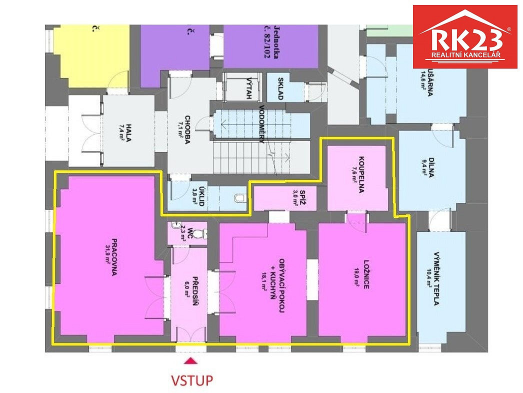 Prodej bytu 3+kk 87 m² – fotografie 2