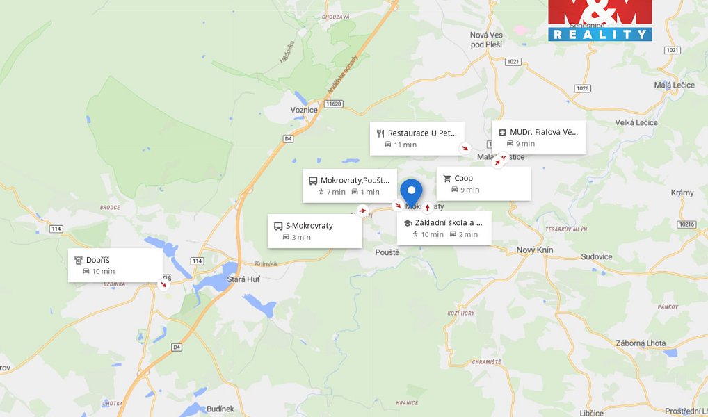 Prodej stavebního pozemku 800 m², Mokrovraty – náhled fotky 10
