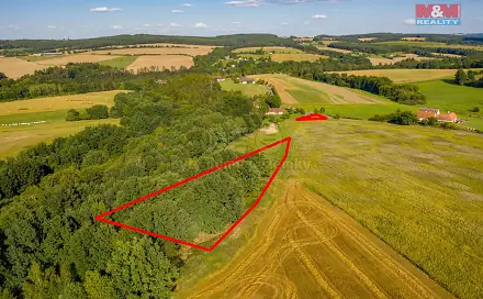 Prodej louky 6 183 m², Albrechtice nad Vltavou - Hladná, okres Písek