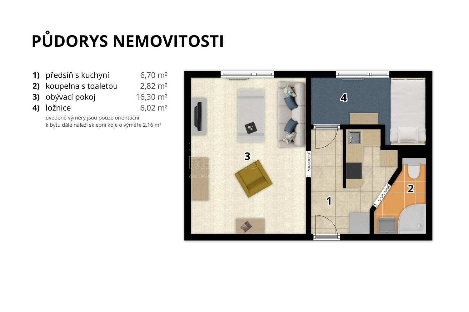 Prodej bytu 1+1 32 m² — photo 4