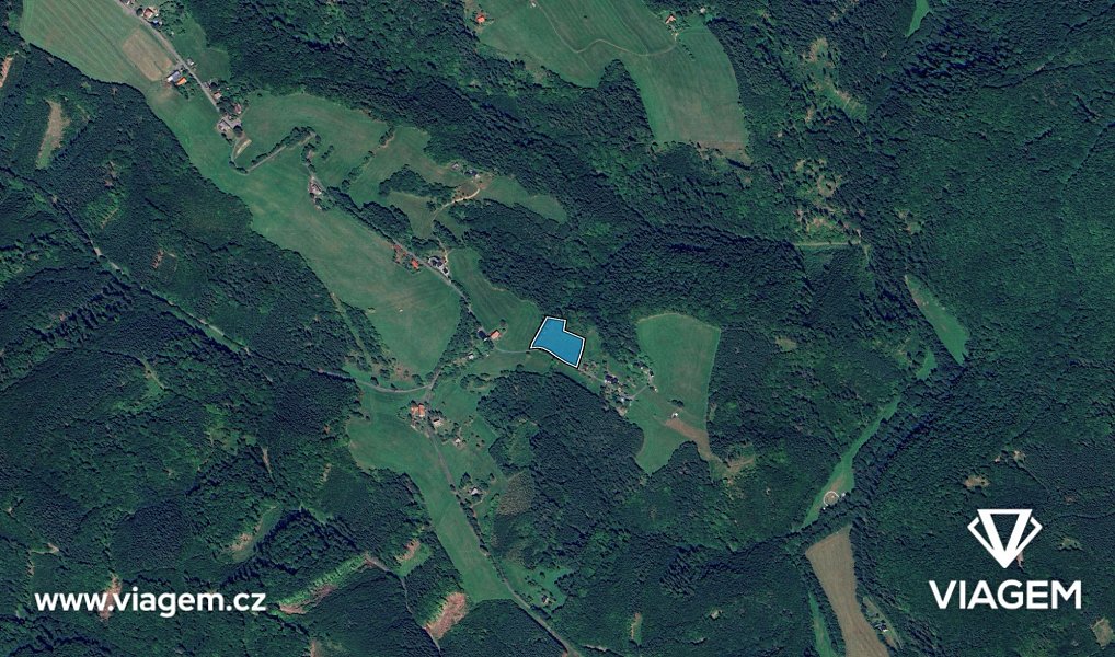Prodej zahrady 1 289 m², Cotkytle – náhled fotky 3