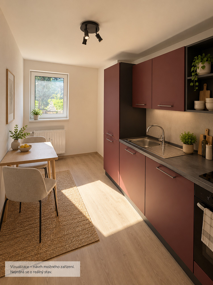 Pronájem bytu 1+1 32 m² – fotografie 3