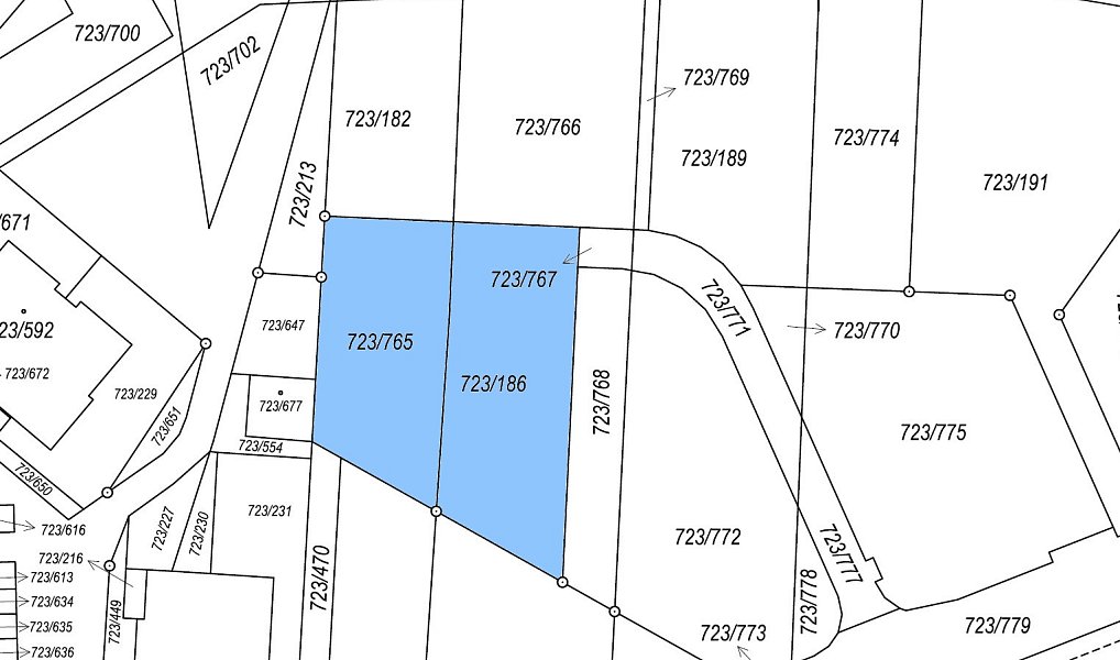 Prodej stavebního pozemku 759 m², Včelná – náhled fotky 4