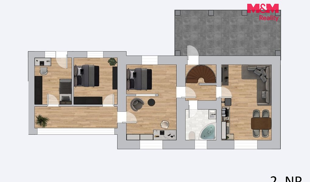 Prodej domu 89 m² s pozemkem 476 m², Plaňany – náhled fotky 12