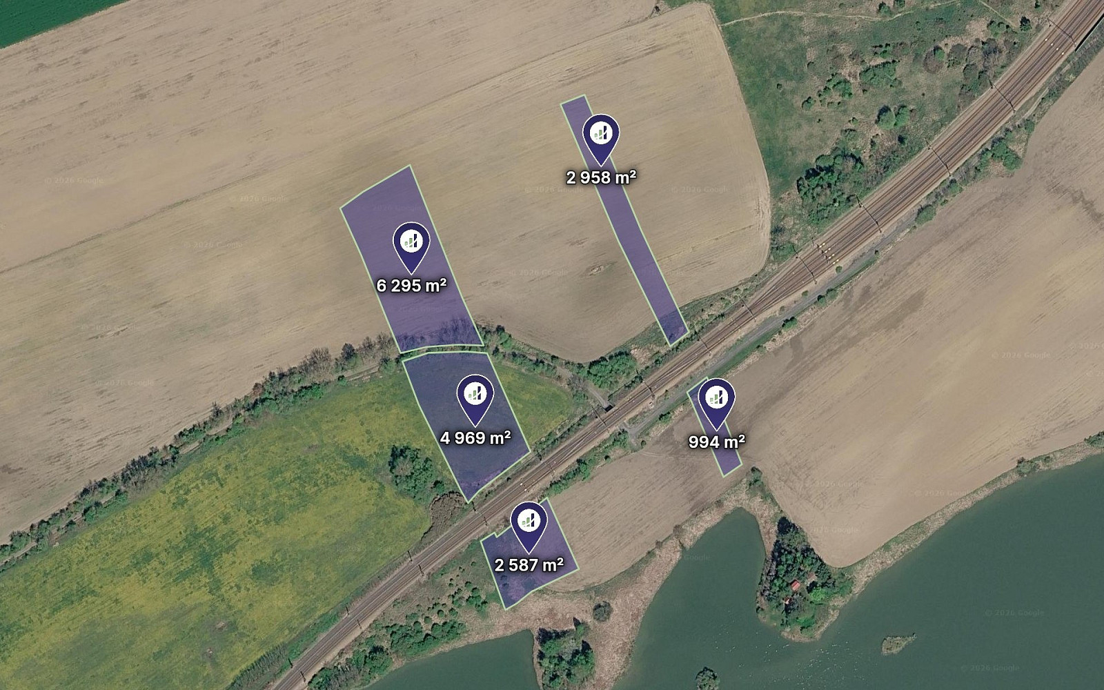 Prodej pole 4 451 m²