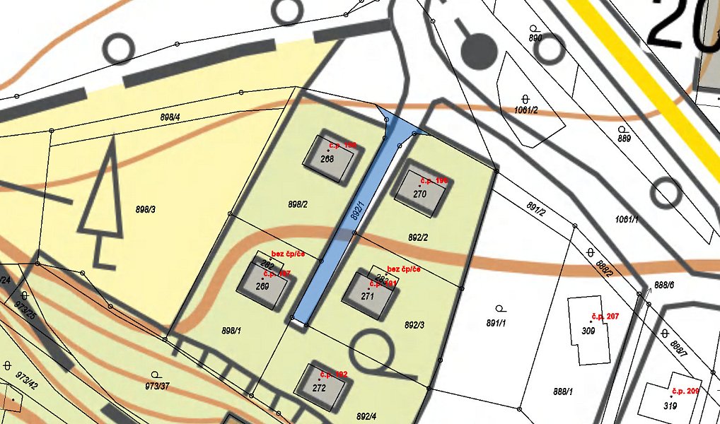 Prodej pozemku 242 m², Nová Ves – náhled fotky 2