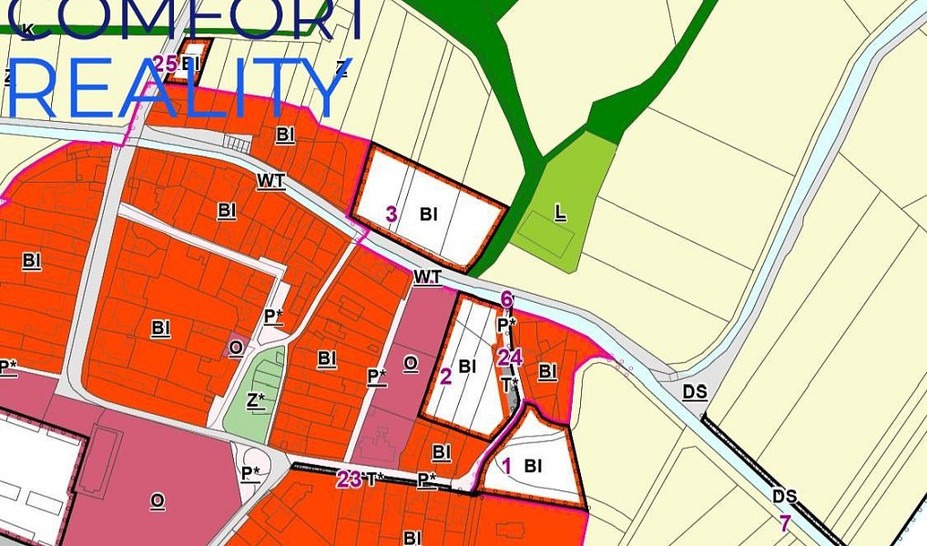 Prodej stavebního pozemku 799 m², Uhřice – náhled fotky 3