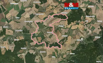 Prodej pole 2 004 m², Brankovice, okres Vyškov