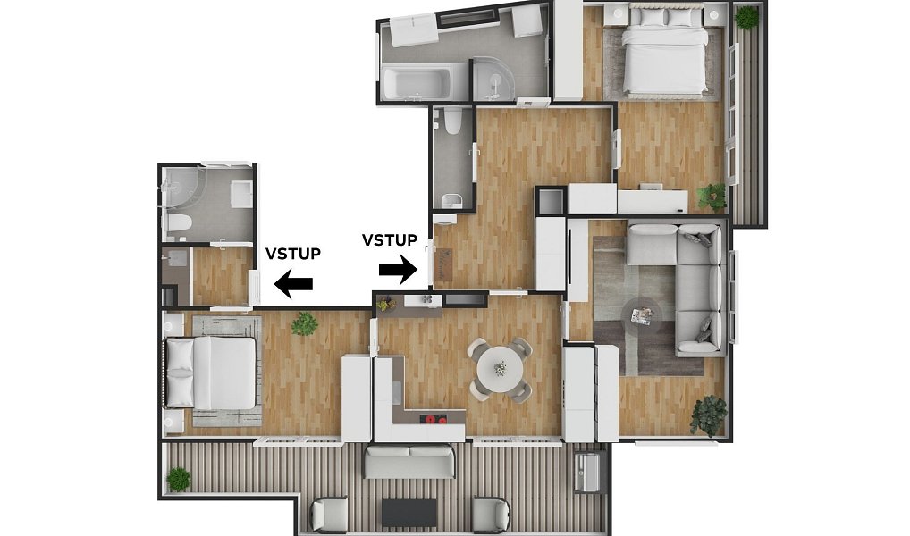 Prodej bytu 4+1 79 m², Brno – náhled fotky 2